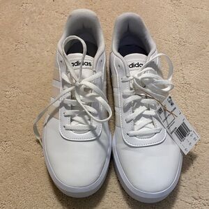 Limited Edition New with Tags Adidas Classic White Iridescent Platform Sneakers